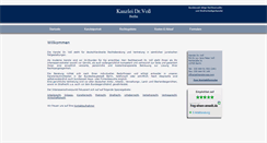 Desktop Screenshot of kanzleivoss.com